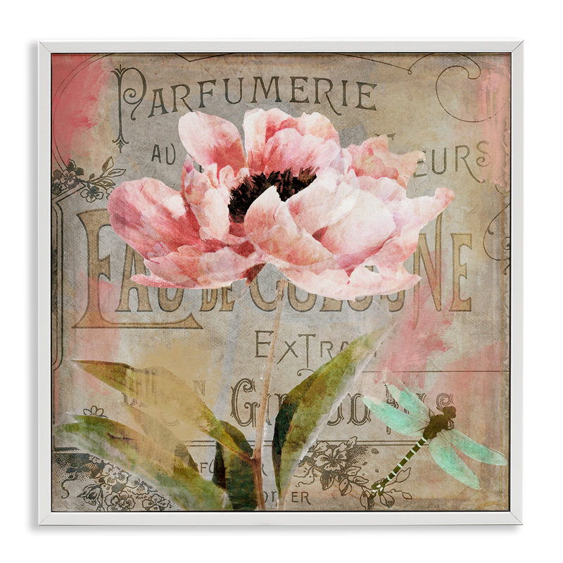Giclée française rétro encadrée, design par Sasha, H 17 po x l 17 po, Estampe numérique encadrée blanc bord de mer