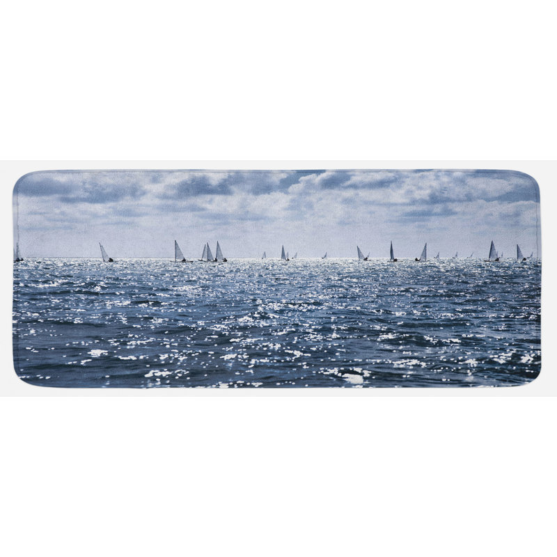 Tapis de cuisine nautique