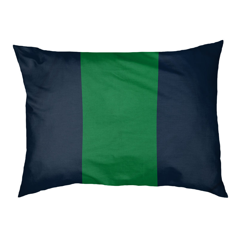 Coussin Atlanta, Blue/Green/Blue, Medium (28" W x 18" D x 6" H)