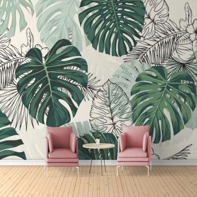 Brise de la jungle tropicale, L 108 po x l 96 po