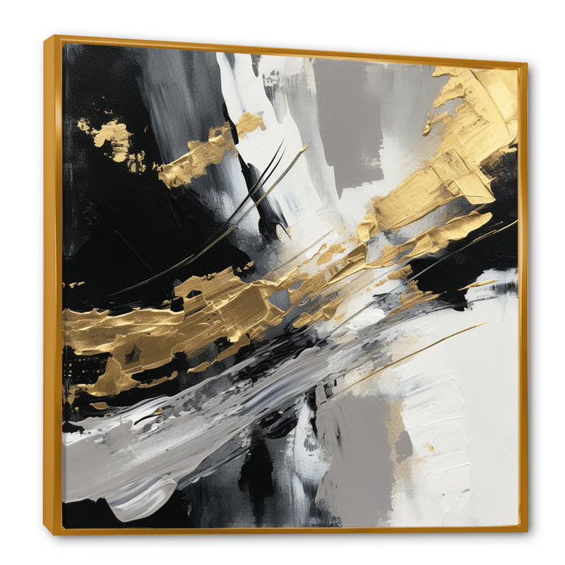 Mystery Awakening II - reproduction d'art sur toile abstraite encadrée, H 16 po x l 16 po x P 1 po