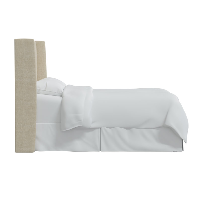 Bellfield Upholstered Headboard, Queen, Milsap Canvas Sustain® Tweed