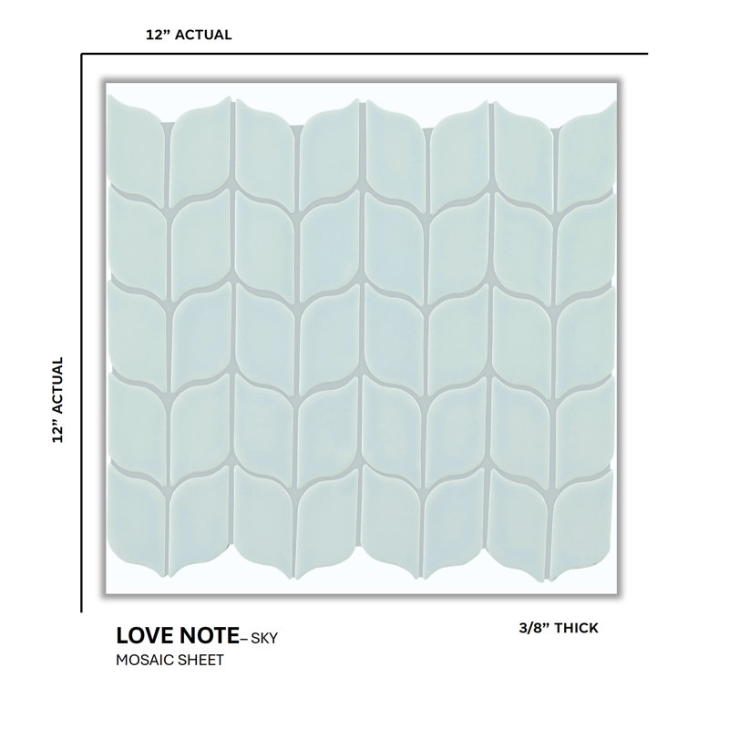 Love Note Leaf Mosaic, Sky