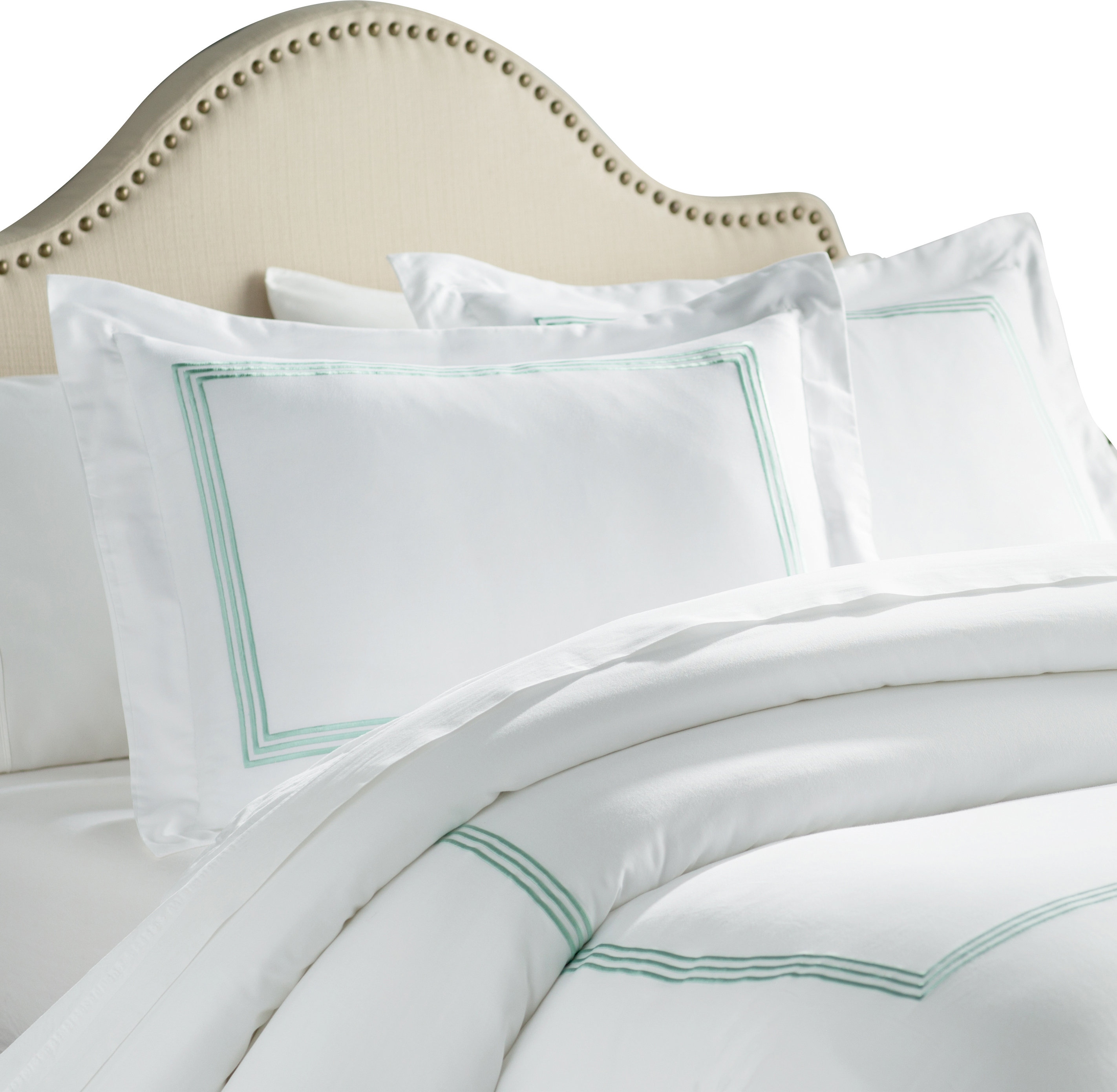 Ensemble de housses de couette King - Tina - Purple Rose Blanc – Les