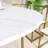 7-Piece Iron Frame Modern Dining Table Set-866719360-866719361
