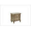 Table de chevet de luxe classique avec rangement à 2 tiroirs, parfaite pour les meubles de chambre à coucher élégants et fonctionnels