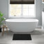 Tapis pour salle de bain réversible noir 24 x 36 po 100% coton 3000 g / m², velours moyen de 0,5 po, antidérapant pour salle de bain luxueuse, combiner avec 1000 serviettes de toilette données, Fit It Splendor-172801824