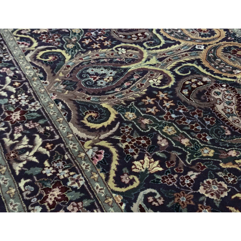 One-of-a-Kind 2'6" X 12' Runner Wool Area Rug in Black