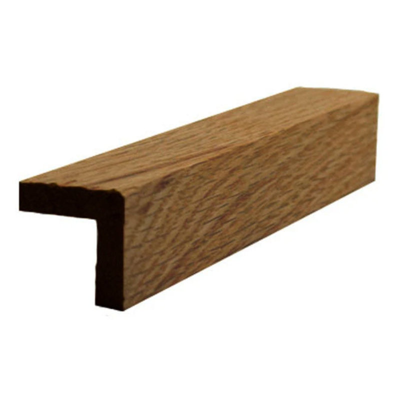 Moulure de coin EWCG11 7/8 "x 7/8". Sans finition, L 0,88 po x H 0,88 po x P 94 po, Chêne rouge