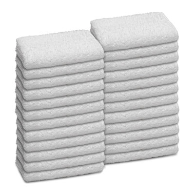 Ensemble de serviettes 24 pièces Basic 100% coton