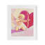 Cupidon tirant une flèche avec cœur, impression sous verre, design par The Prints Vibe-276079704-276079705