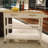 Kitchen Island & Cart with Natural Wood Top, 2 Lockable Wheels for Easy Mobility and Storage
