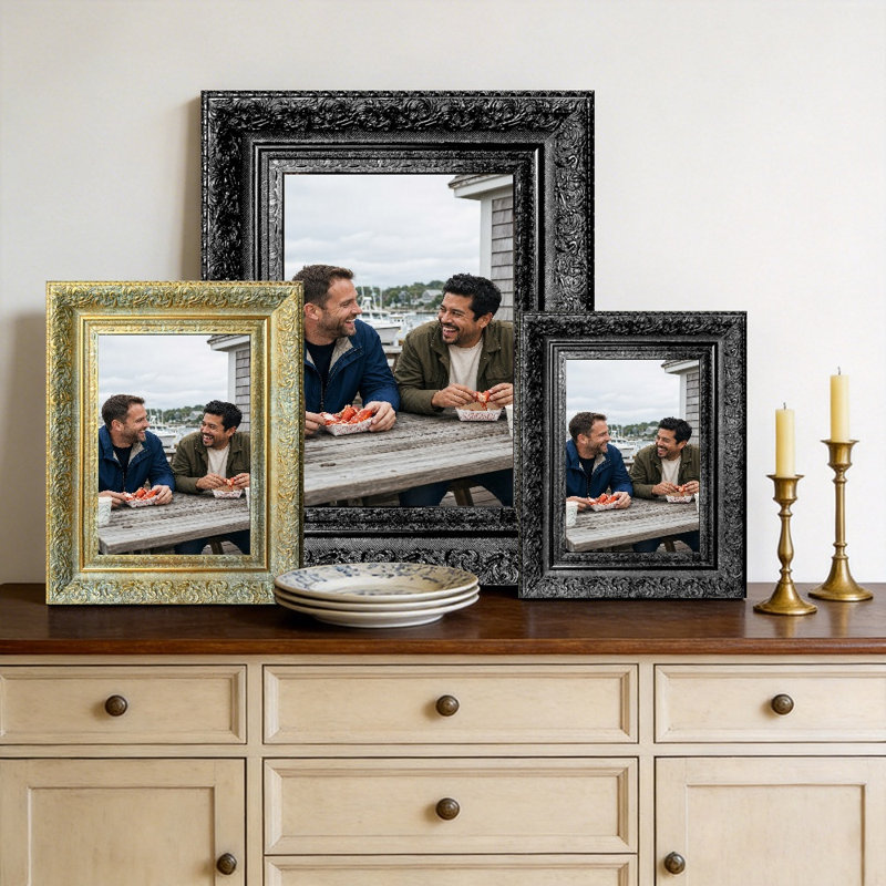 Cadre photo noir 1PC pour photos et cadeaux de pendaison de crémaillère 11 "x 14"