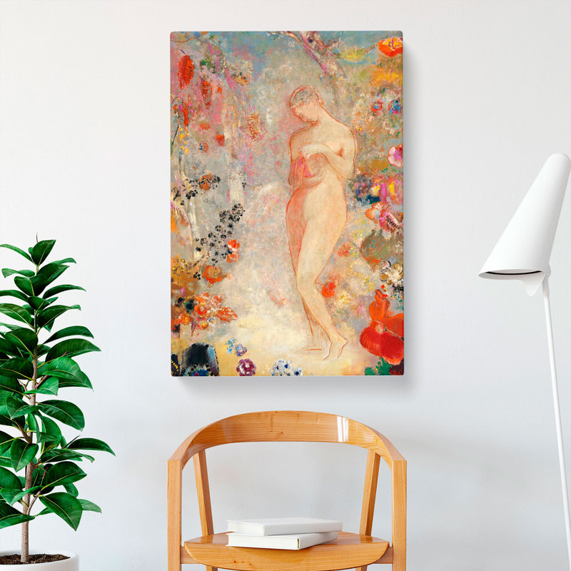 Pandora Vol.1 by Odilon Redon - Wrapped Canvas, 76cm H x 50cm W x 3cm D