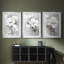 FLORAL Series CDXL III - Impression encadrée de qualité supérieure sur mesure mat - 3 pièces-2096082219-2096082218