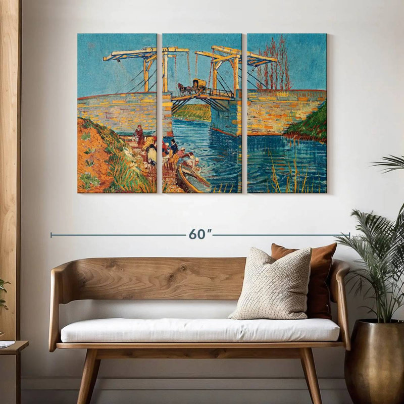 Lilie Bridge Of Arles, 32" H x 50" W