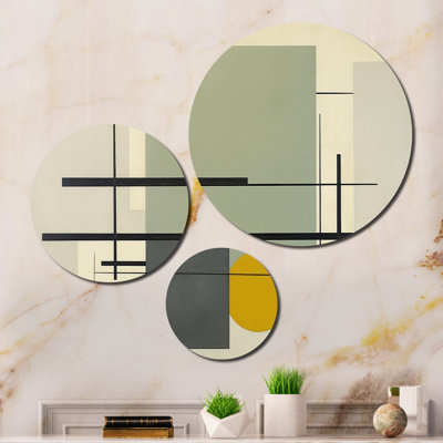 Abstract Wall Decor on Metal