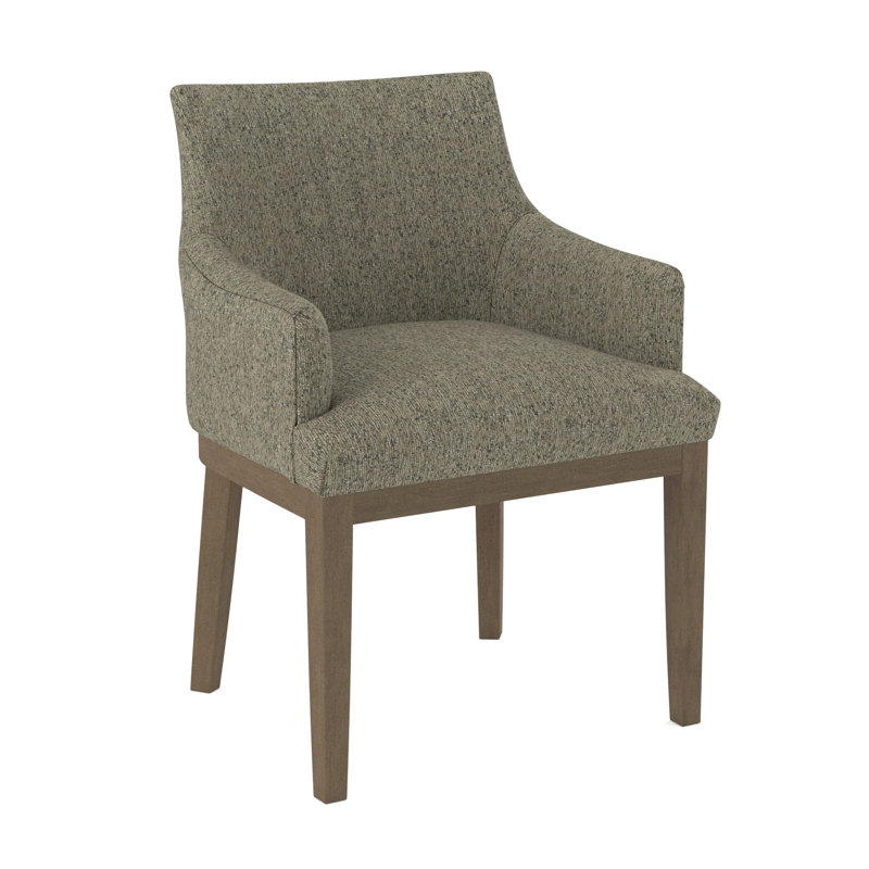 19'' H Upholstered Armchair, Weathered Gray, 61676-75