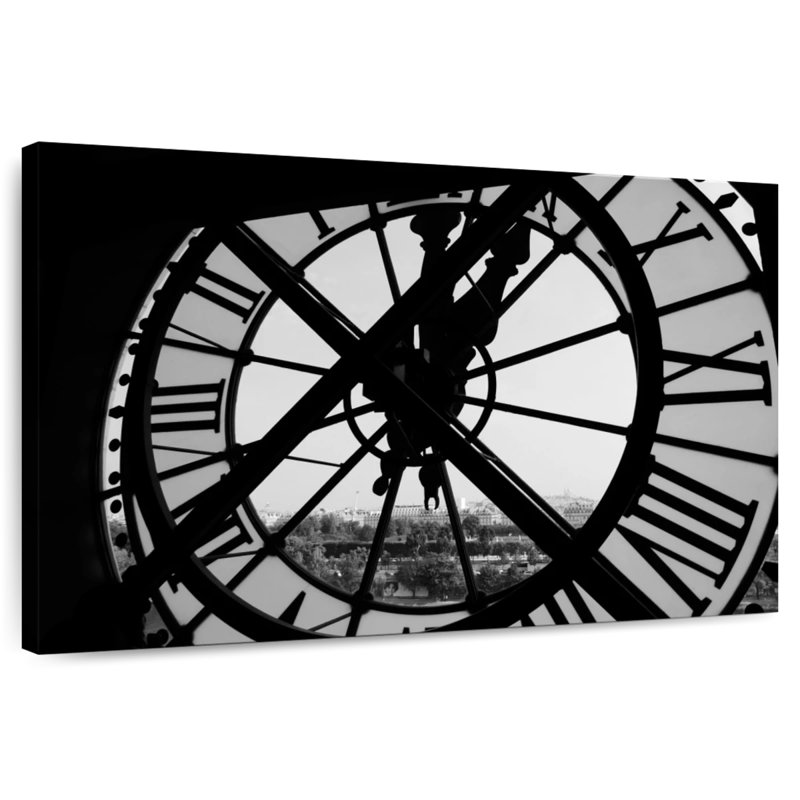 Fenêtre de la tour de l'horloge, H 30 po x l 45 po