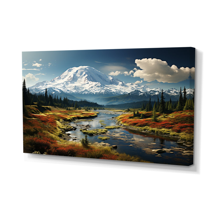 Art mural américain «Mount Rainier» - États-Unis