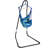 Sorbus Hammock Chair With Stand Adjustable in Blue