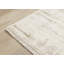 Tapis à poils longs brun foncé et crème Marrah-1717766389