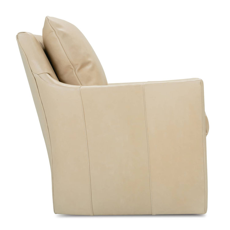 Ingrid Leather Swivel Glider