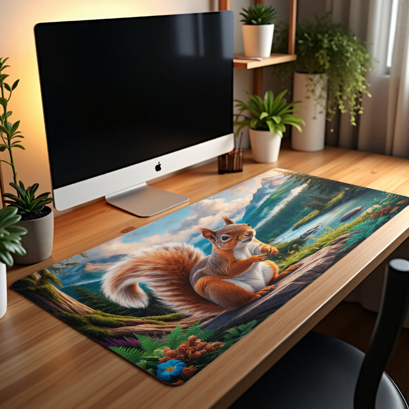 Polyester Desk Pad, 23.6x13.8