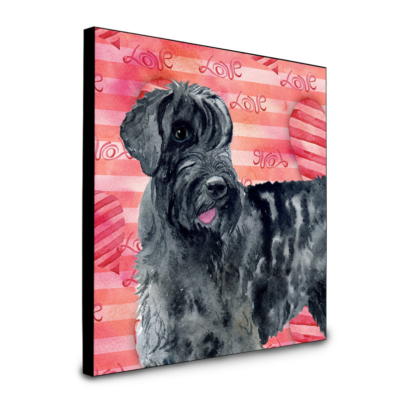 Panneau mural d’art Durflinger, Schnauzer géant