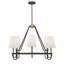 Luminaire suspendu 8 lumières Bellforge
