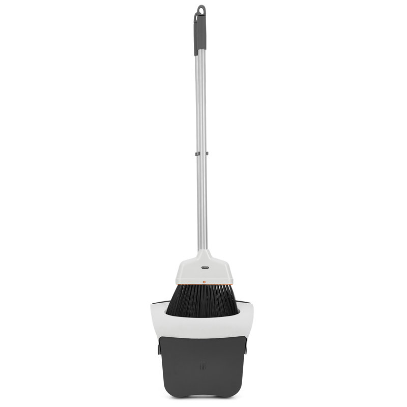 2-Piece Broom and Dustpan Set, Compact Foldable RV Sweep Set