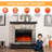 Chaitra 36.2'' W Electric Fireplace & Mantel Package-67010582
