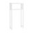 Lund Wooden Bath Set With 1 Over The Toilet Bathroom Shelf And 1 Tall Bath Storage Shelf