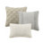 7 Piece Textured Cotton Blend Comforter Set Gray Queen-119922337