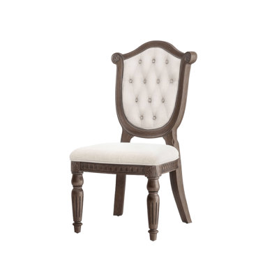 Chaise d'appoint rustique l 23,4 po (2 / RTC), chêne vieilli