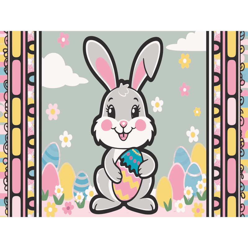 Le tapis des Fêtes de Pâques Printemps Aisle®, Rectangulaire 2 pi x 3 pi