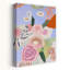 Abstrait, impression de fleurs abstraites et roses modernes-133187548