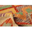 Tapis orange en laine nouvel âge 4 pi 11 po x 6 pi 5 po Kovel