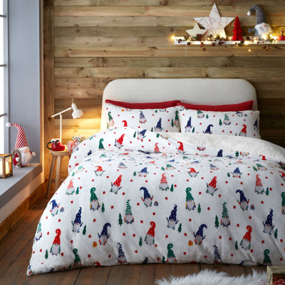 Festive Gonks 100% Polyester Animal Print Duvet Cover Set with Pillowcases