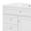 Meuble-lavabo de 36 pouces avec lavabo supérieur, armoire de rangement moderne, 2 tiroirs et tiroir basculant-1167886988