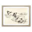 Girls Studying by Katsushika Hokusai - Picture Frame Painting Print-55608415-55608413