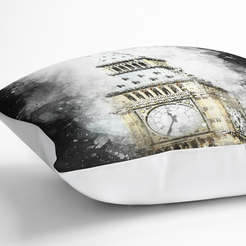 Square Cushion, 55cm H x 55cm W x 20cm D, White