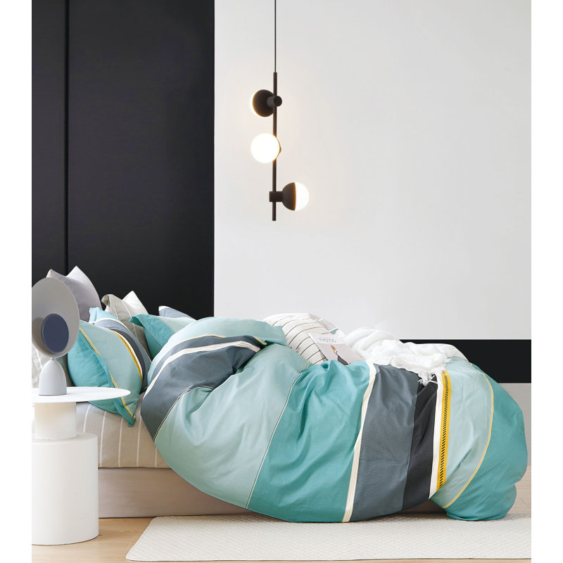 Ensemble d'édredon en coton , Édredon pour très grand lit + 2 très grandes ta