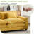 86'' Wide Comfy Cloud Couch Sectional Loveseat Sofa With 2 Ottoman-1684640071