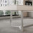 Modern and simple white rock plate desk with drawers