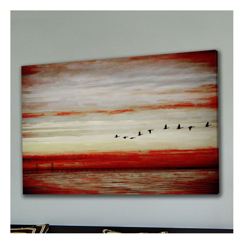 Flying South by Parvez Taj - Wrapped Canvas Print, 30cm H x 45cm W