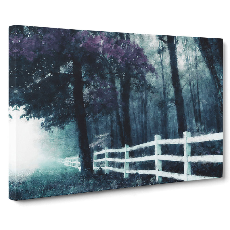 The Forest Edge Painting - Wrapped Canvas