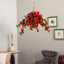 28 po Bougainvillée artificiel résistant aux rayons UV dans un panier suspendu (intérieur / extérieur)-1046352630