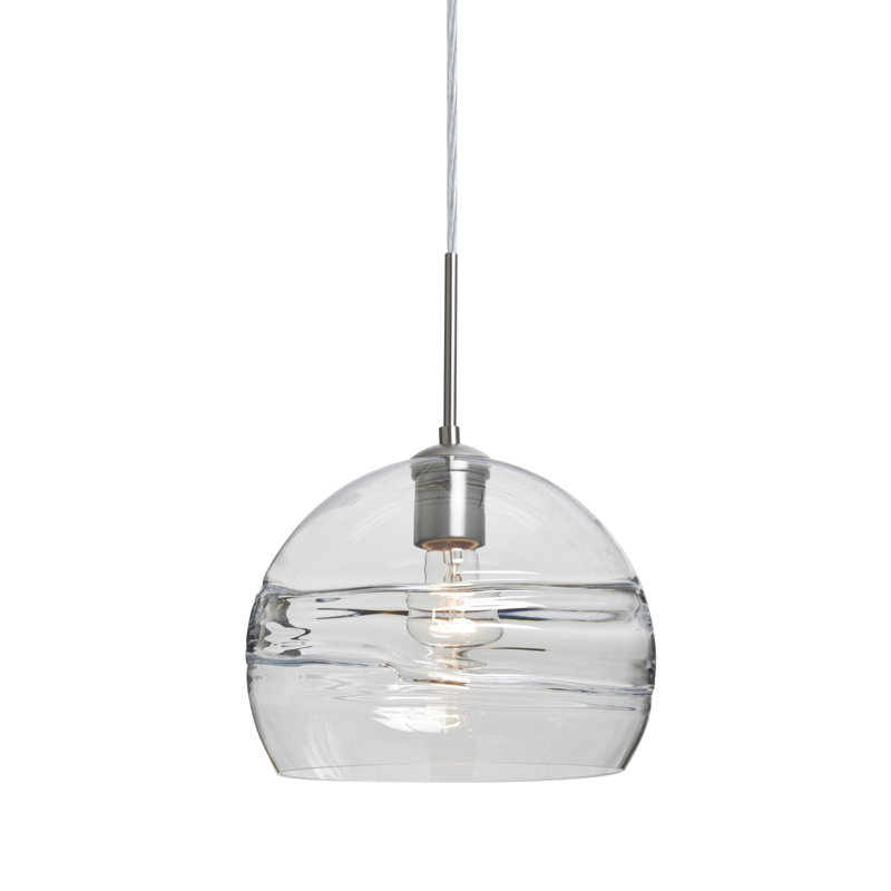 Grajeda 1 - Light Single Pendant, Clear, Satin Nickel