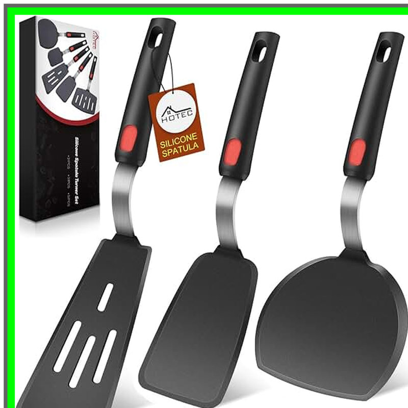 Silicone Spatula Turner Set for Cooking